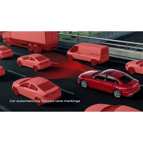 Audi Adaptive Cruise Control with Traffic Jam Assist