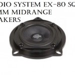 Audio System EX 80 SQ 80mm Midrange Speakers