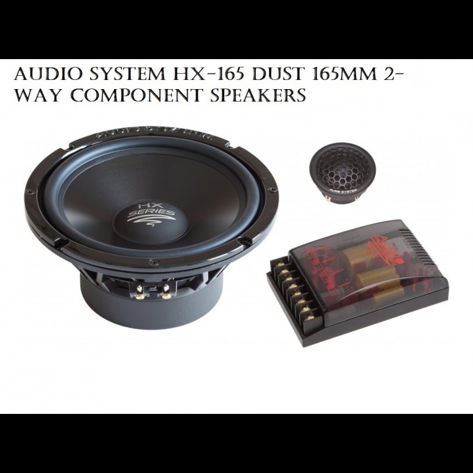 Audio System HX 165 Dust 165mm 2 Way Component Speakers