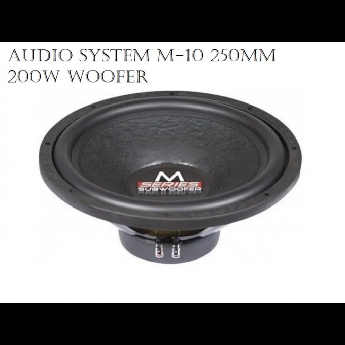Audio System M 10 250mm 200W Woofer