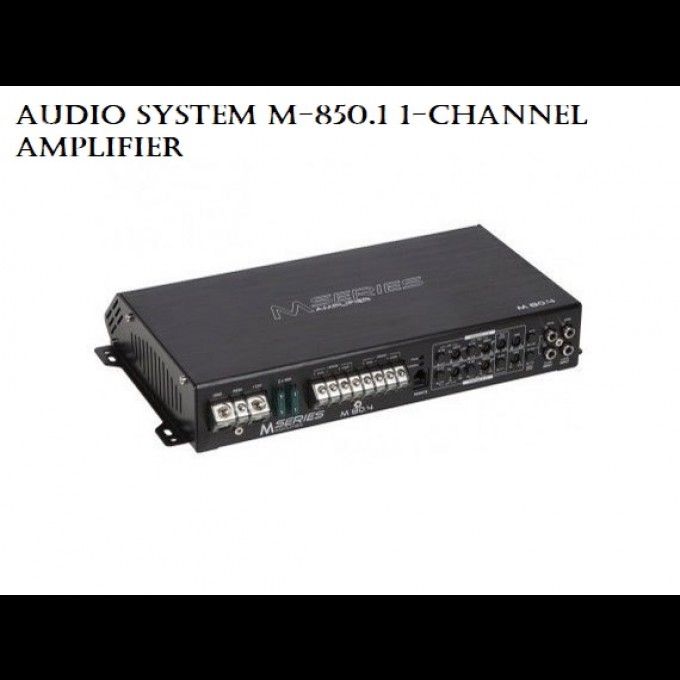 Audio System M 850.1 1 Channel Amplifier