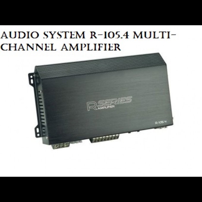 Audio System R 105.4 Multi channel Amplifier