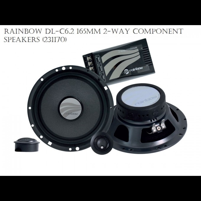 Rainbow DL C6 v2.2 165mm 2 Way Component Speakers 231170
